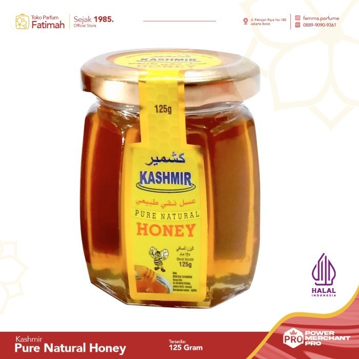 

Madu Murni Asli Kashmir Pure Natural Honey 125 Gram Original