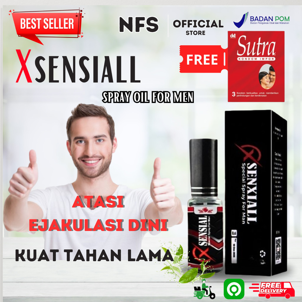 ASLI X SENSIAL SPRAY - OBAT EJAKULASI DINI TAHAN LAMA LEMAH SYAHWAT - Obat Kuat Pria Kurang Gairah a