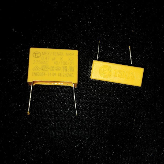 MKP 474 275v 0.47uf TENTA original 470n 470nf capasitor kapasitor MKM F Fajar elektro 2