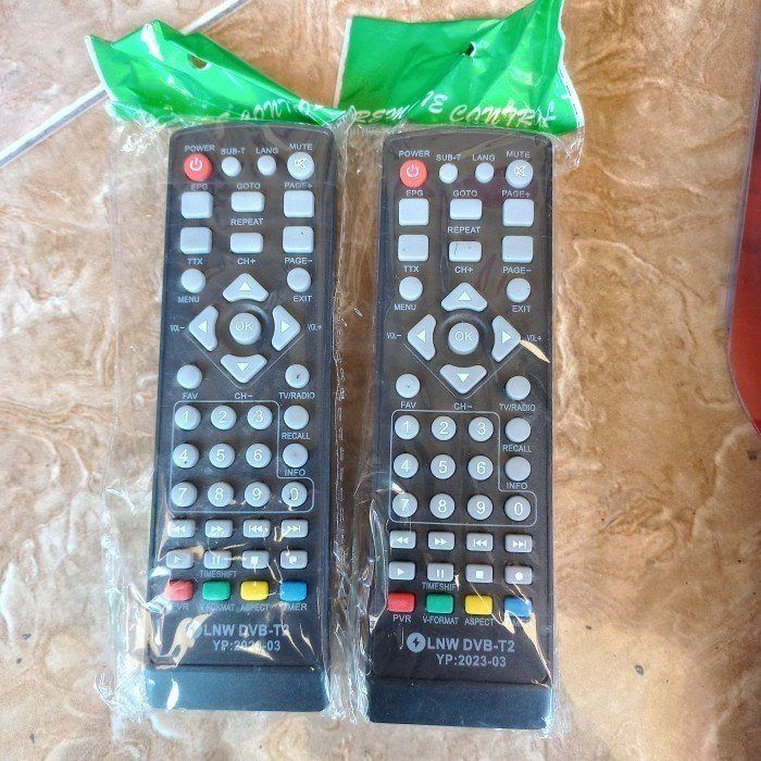 remot STB ez box minato infico vinito remote set top box multi universal dvb t2 Fajar elektro 2