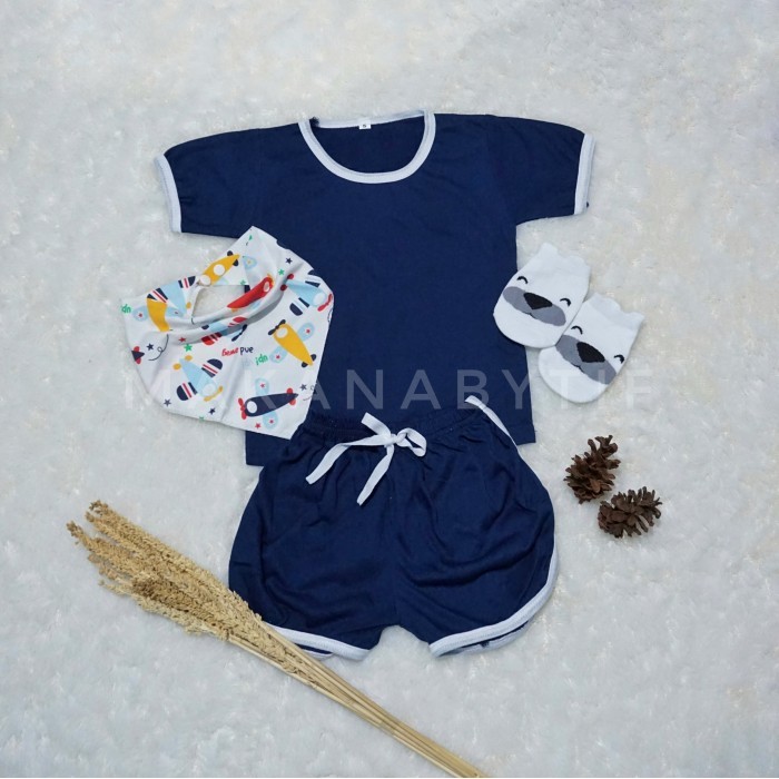 

[New]Promo Baby Hampers / Baby Gifts / Kado Bayi / Kado Lahiran - Limited Package - Play Set Navy