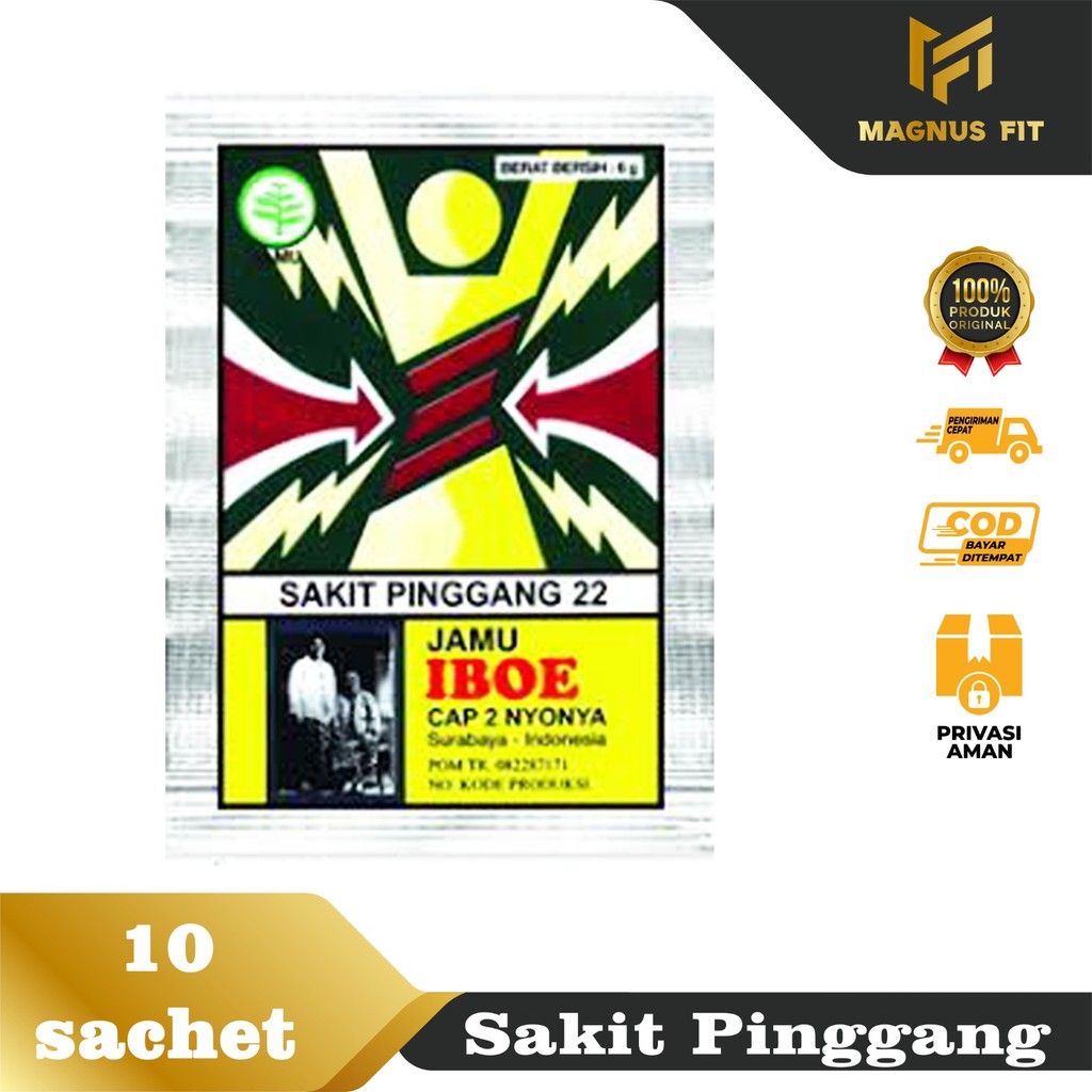 Magnus Fit Jamu Sakit Pinggang 22 Cap Iboe Herbal Sakit Pinggang Sampai bokong Kaki Kesemutan Lumpuh