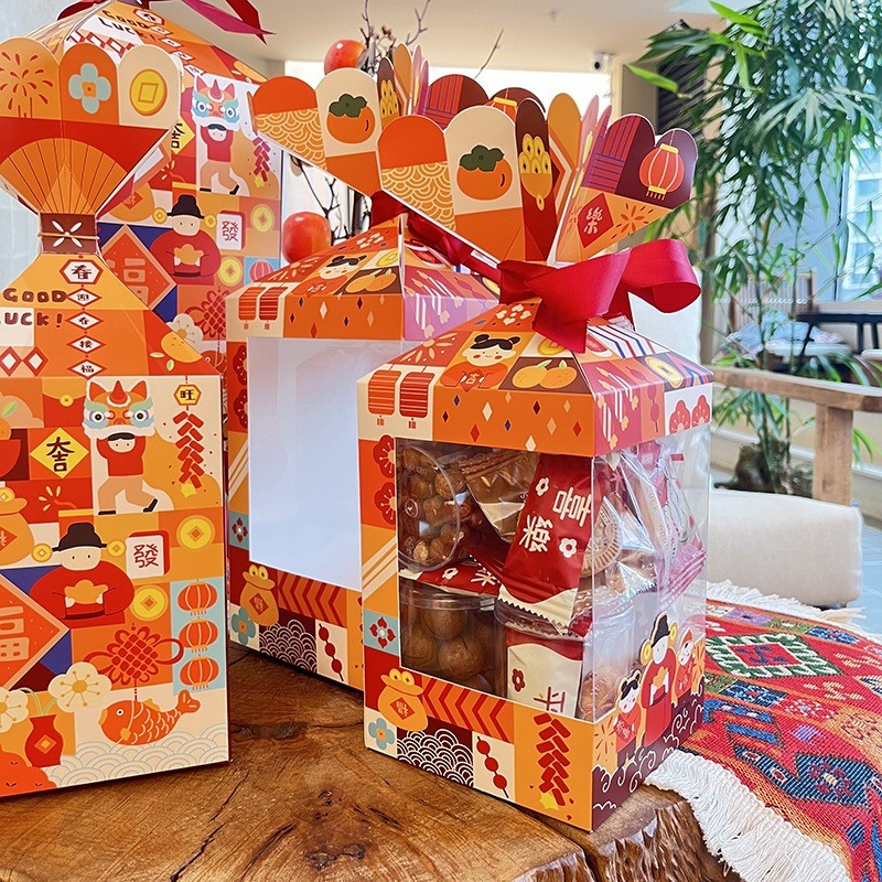 

pekanbaru / CNY Hampers Box / Kotak Hampers Imlek Mika Bunga