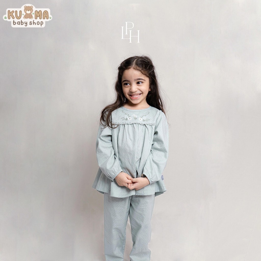 Little Palmerhaus - Baju Lebaran 2025 - Yarra Girl Attire Set (Setelan Tunik Anak Perempuan Usia 1-6