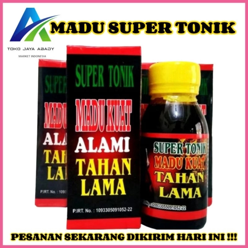 

MADU TONIK SUPER KEMASAN BARU ORIGINAL 100% isi 60ml