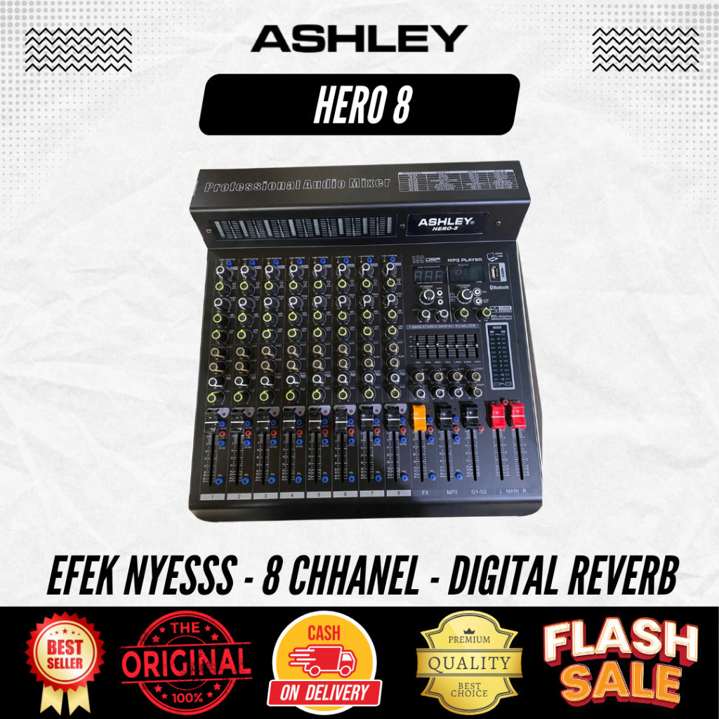 Mixer 8 Channel Ashley Hero8