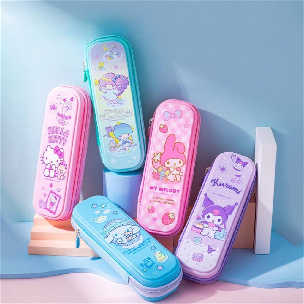 

KENSHO Kotak Pensil Karakter Lucu Premium / Tempat Pensil Sanrio / Pencil Case Kuromi Cinnamoroll Melody