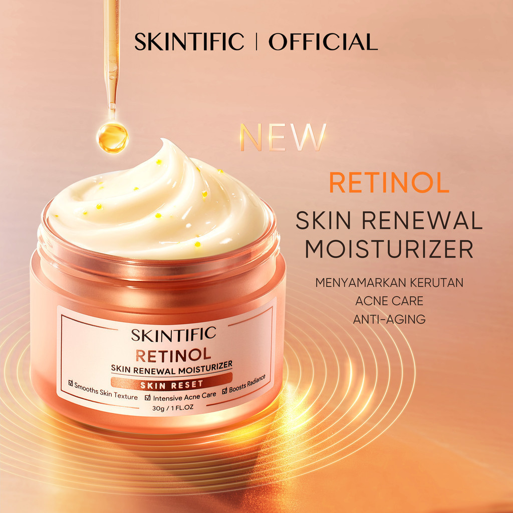 [Anti-aging]SKINTIFIC Retinol Skin Renewal Moisturizer 30g Skin Care Brightening Whitening Cream Gel