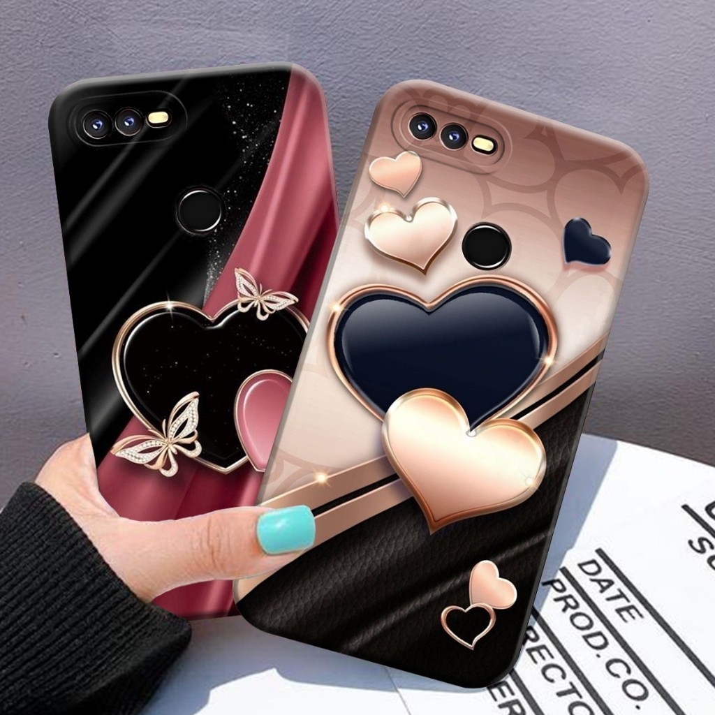 KIYOWOCASE Case Oppo A5s A7 A12 A11K F9 REALME 2 PRO A3S A1K REALME C2 Motif Aesthetic Lovely Elegan