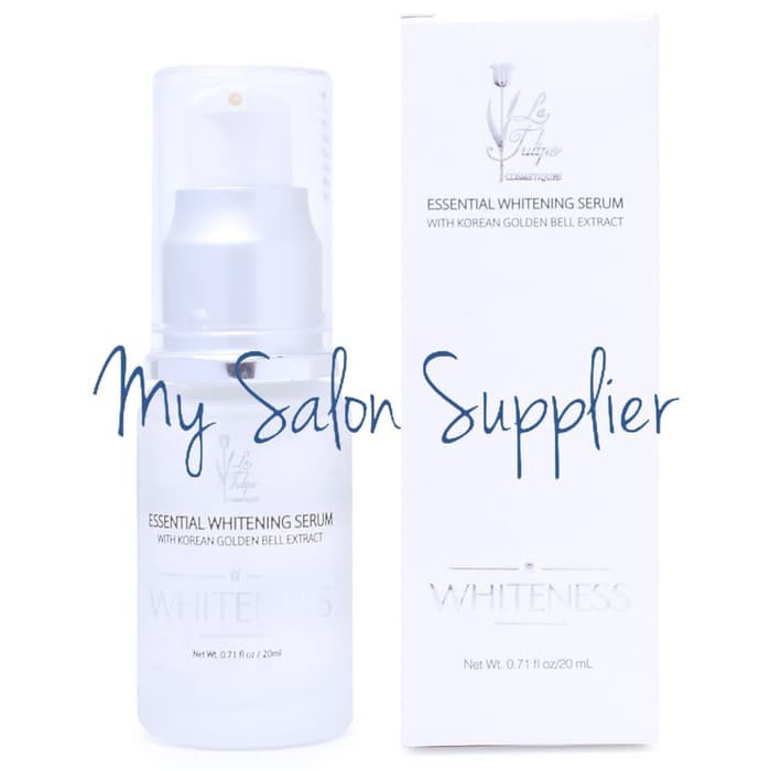 La Tulipe Whiteness Essential Whitening Serum 20ml / Serum Wajah (diskon)
