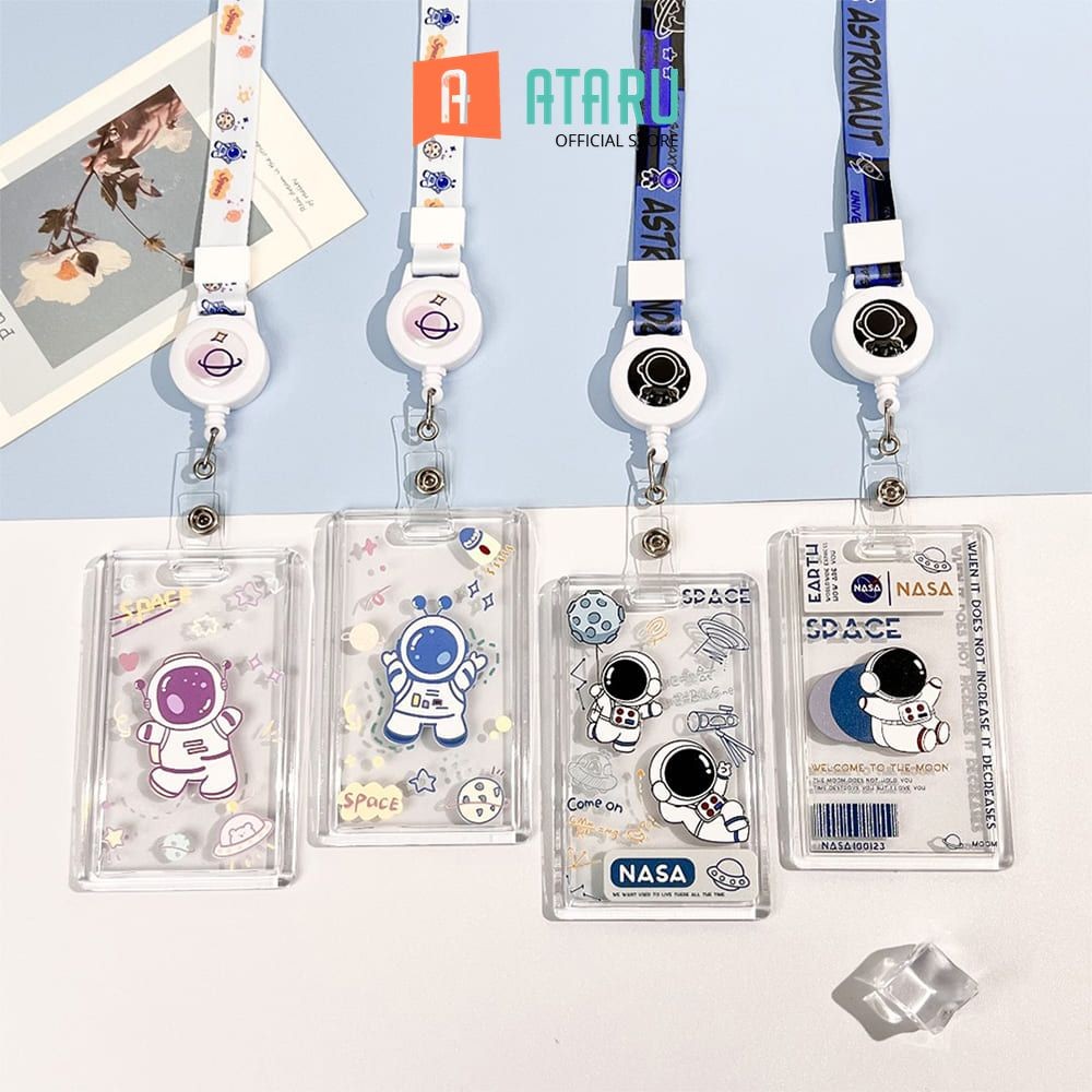 

Ataru Id Card Holder Print 57 Random tempat kartu lanyard name tag holder id card holder lucu