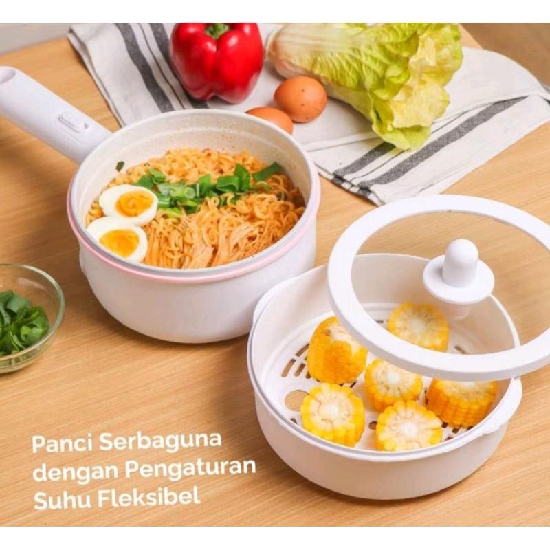 Fry Pan Serbaguna Wajan Penggorengan Anti Lengket Electric Panci Listrik Serbaguna