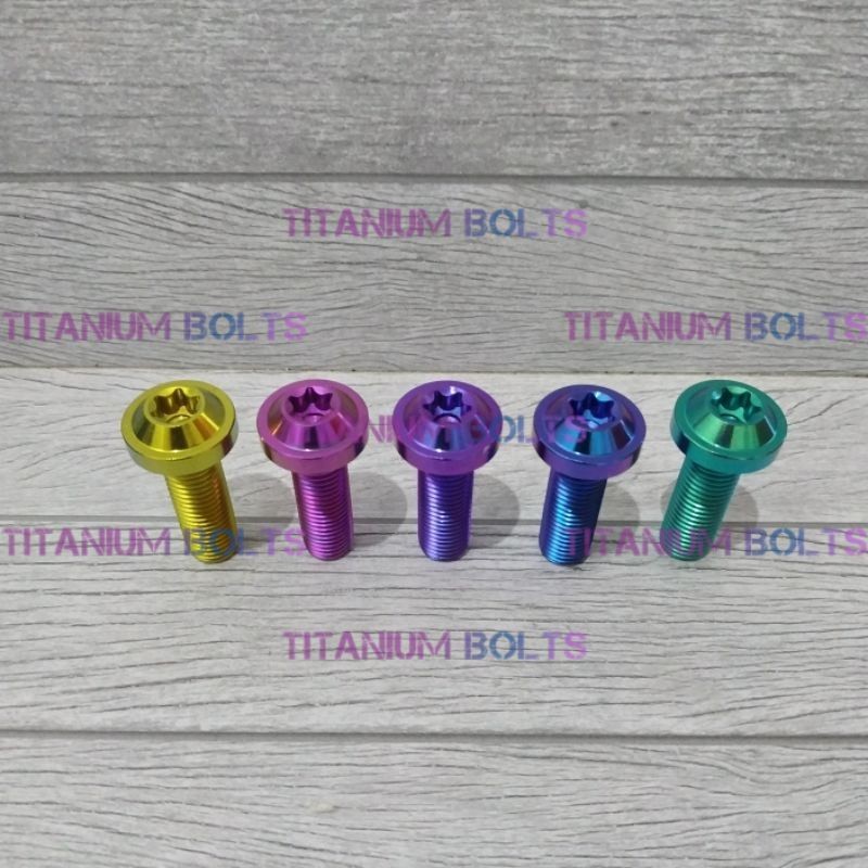 Baut Payung Titanium Bolt M10x30 Titanium GR5 Original