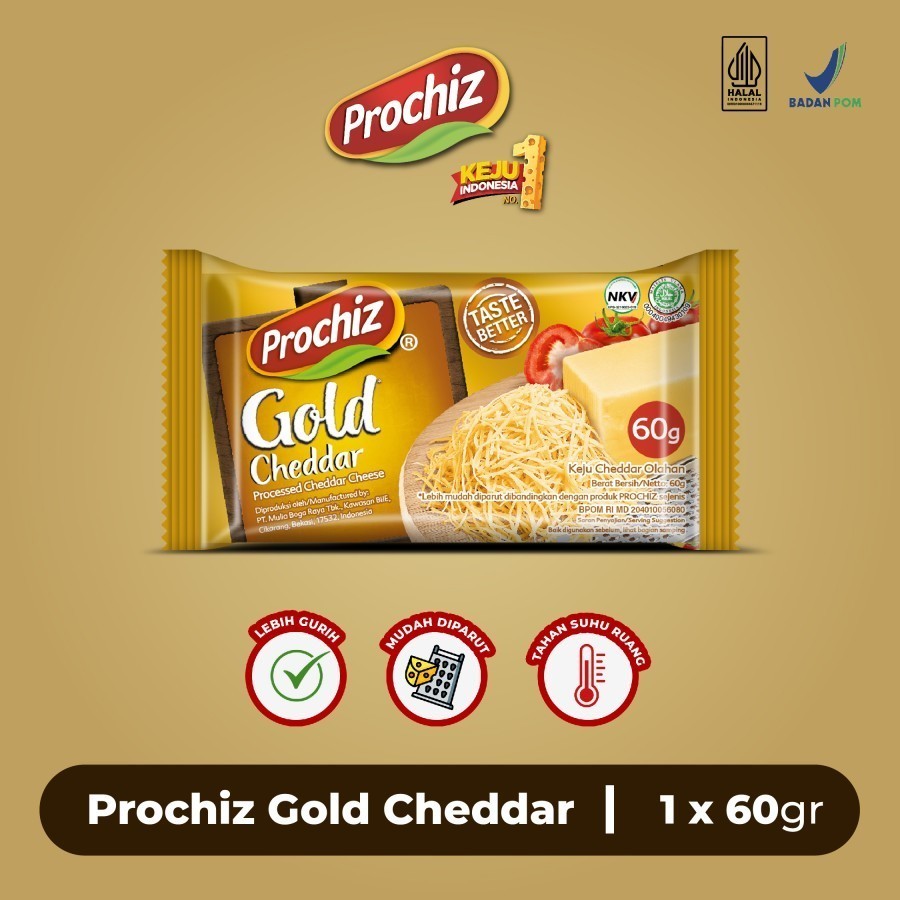 

Keju PROCHIZ Gold Mini 60 gr