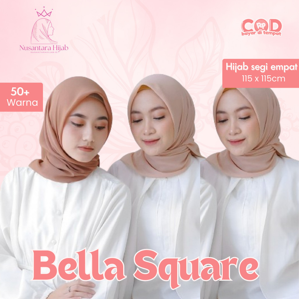 JILBAB POLOS Segi Empat Bella Square 110x110
