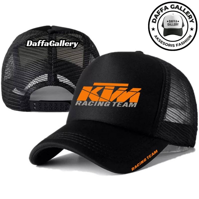 Daffaa Gallery Topi Trucker KTM RACING - Topi Distro KTM RACING Logo - Topi KTM RACING Premium - Top
