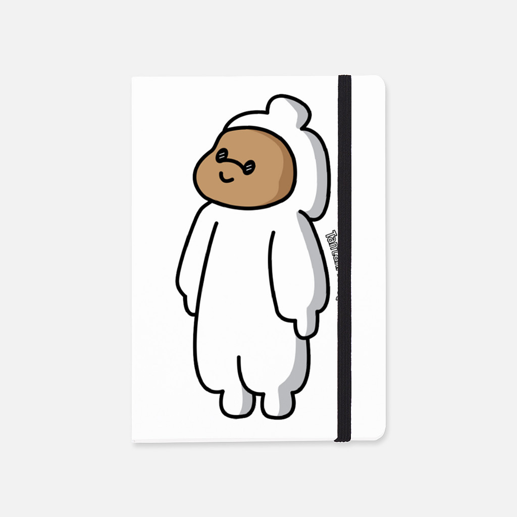 

Soft Cover Notebook cute funny animation - Tantan Standing