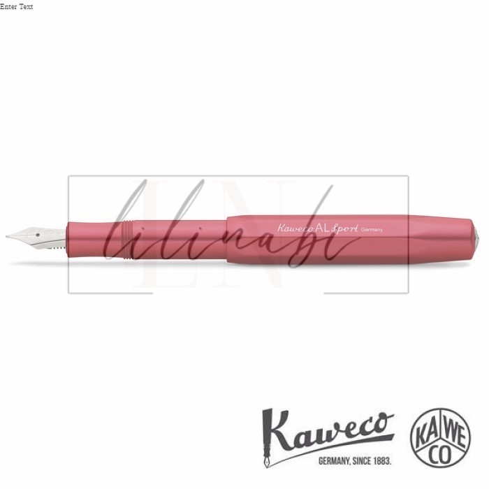 

KAWECO Sport AL Fountain Pen - Deep Red, Extra Fine