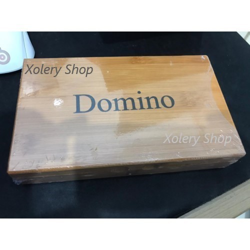 ✨LARIS✨ -Batu Domino Pro Box Kayu Tebal Panjang 5cm Lebar 2.5cm Tebal 0.9cm