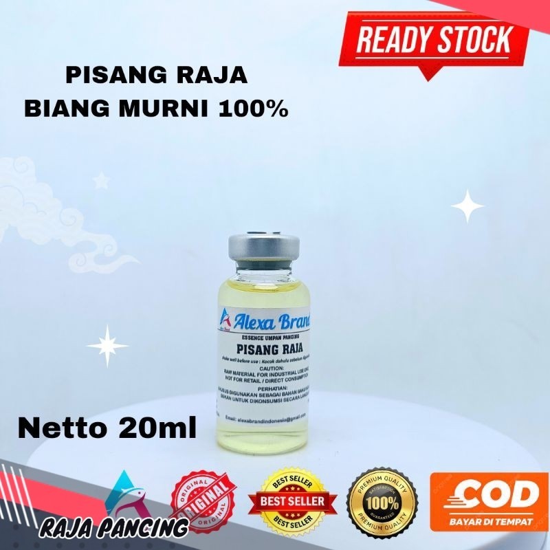 Essen Pisang raja biang murni 100% - Banana - Esen pisang Alexa Brand- umpan pancing