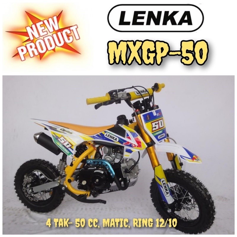 promo diskon 70% Motor Mini Trail Cross Lenka MXGP50 Matic 4T 50cc Stater Ring 12/10