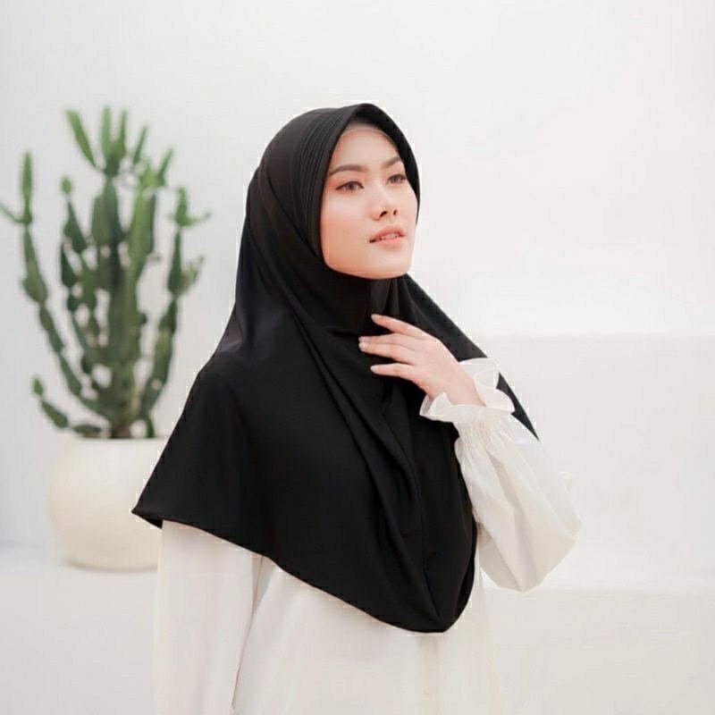 HIJAB BERGO SPORT INSTAN JERSEY / JILBAB BERGO HAMIDAH / HIJAB DAILY OLAHRAGA