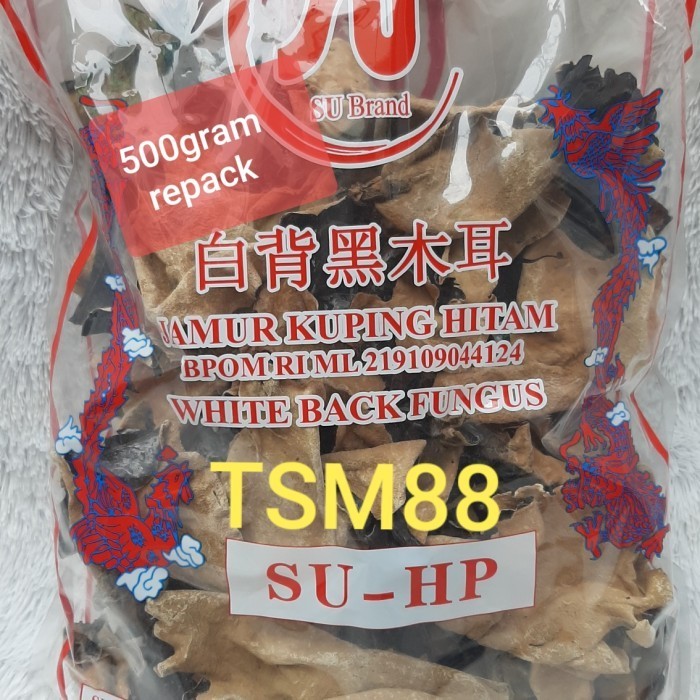 

Jamur Kuping Hitam Putih Su-Brand 500gram
