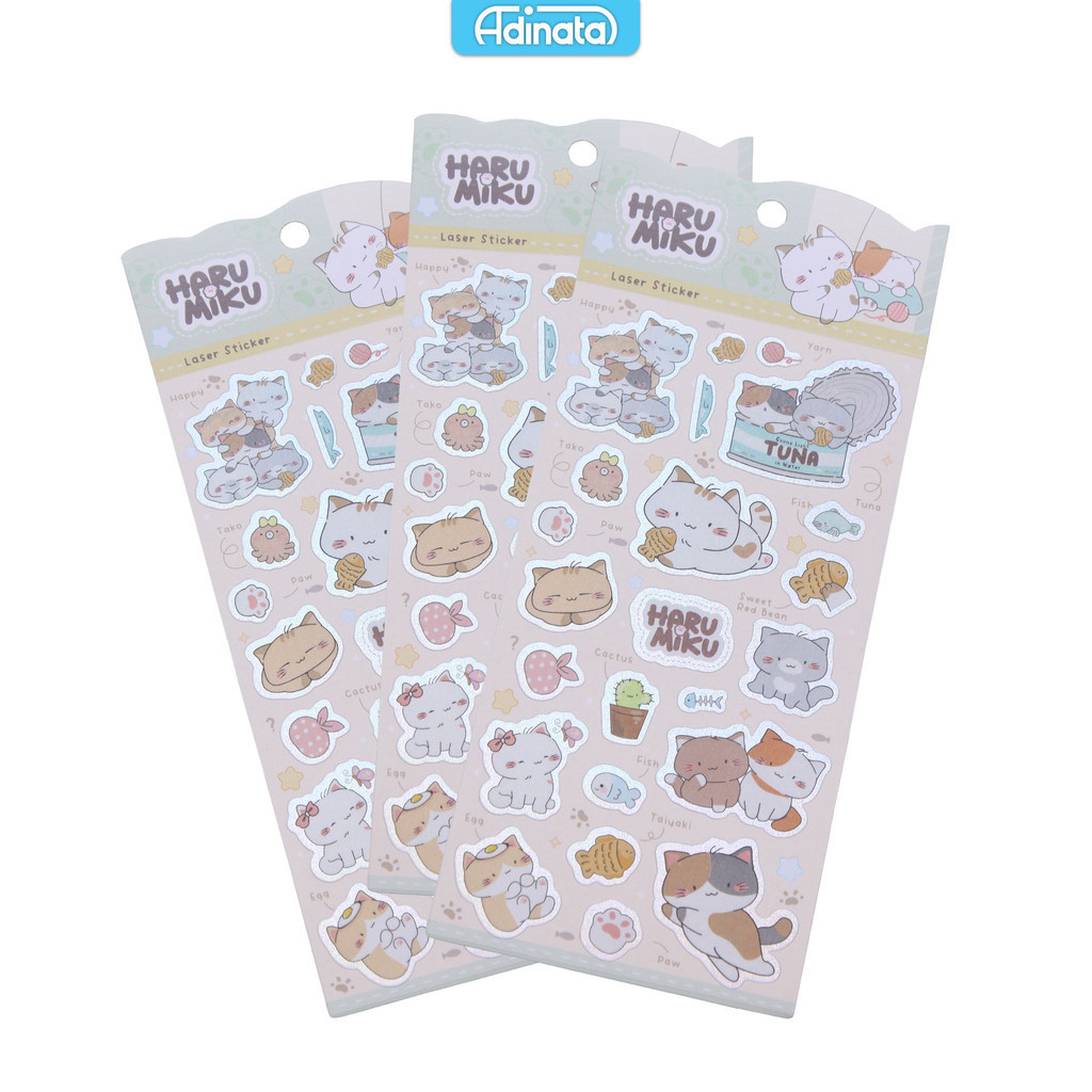 

Haru Miku Laser Stickers 2452-6119 / Sticker - Adinata