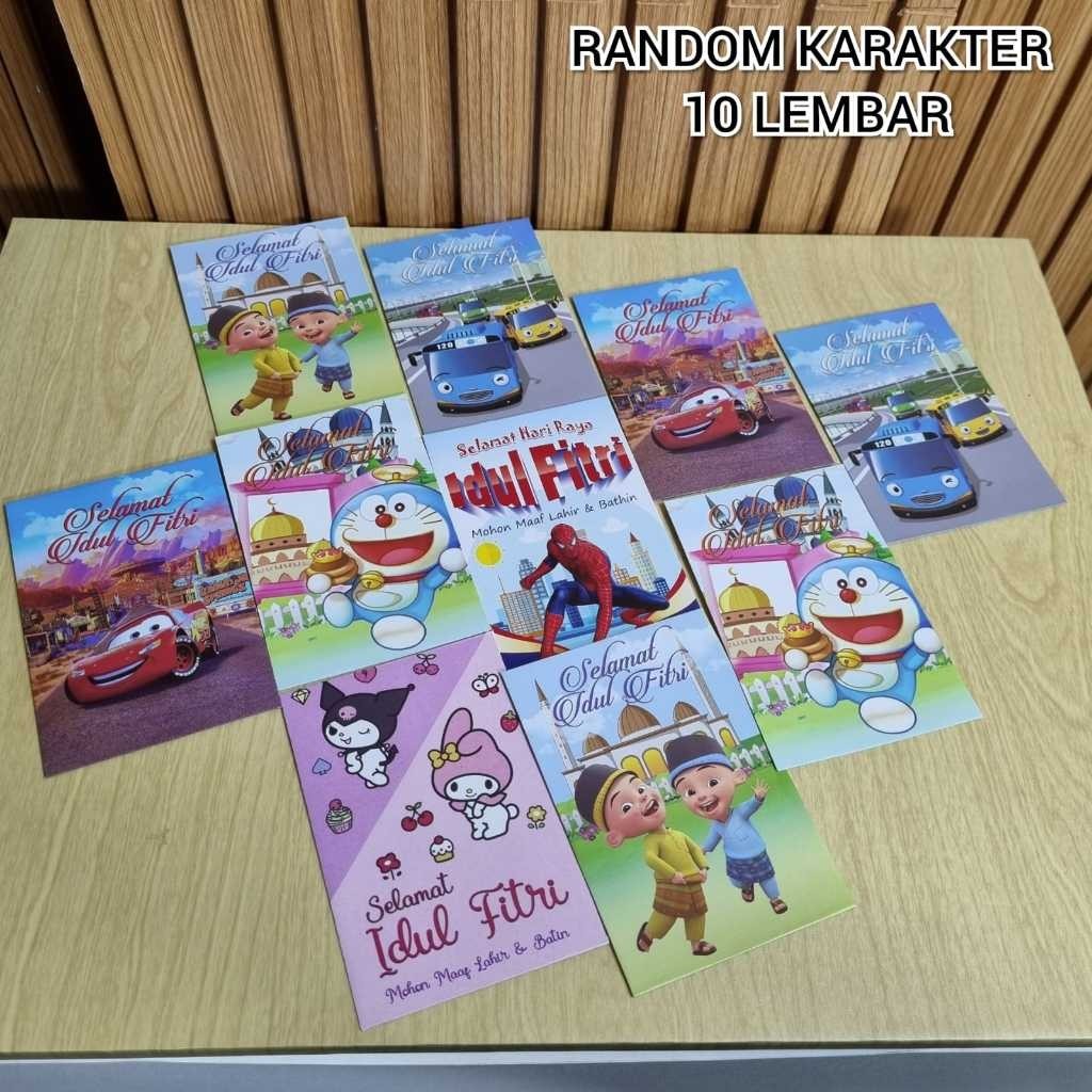 

Lebaran 2024 - Amplop Lebaran Idul Fitri Karakter Isi 10 Pcs - Angpao THR Ramadhan - Eid Mubarak - Amplop Murah Premium Kirano Jaya