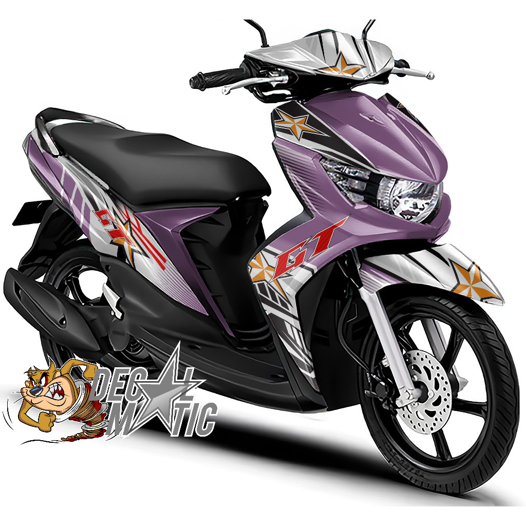 Stiker Motor Mio Soul Full Body Decal Soul GT 115 SOUL GT 125 Full Body  - RAcing 5