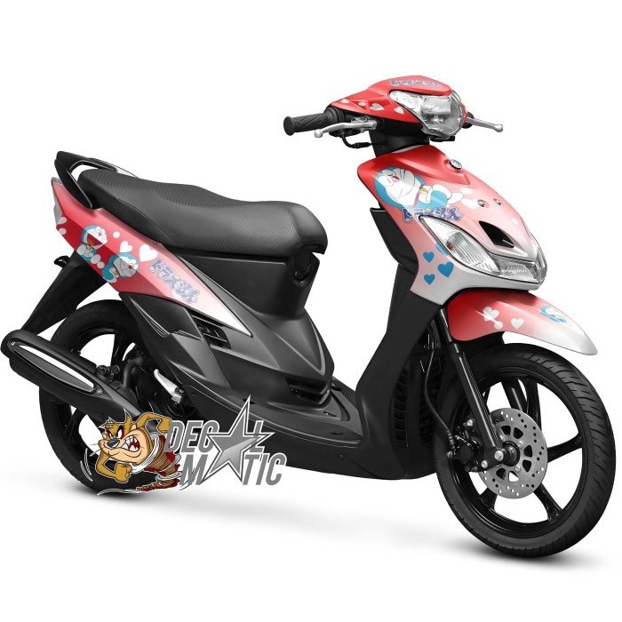 Decal Mio Sporty Full Body Stiker Full Body Motor Mio Smile Sporty Doraemon Love