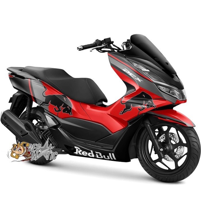 Stiker PCX Full Body - Decal Full Body Motor Honda PCX 150  PCX 160 2025 Banteng Merah