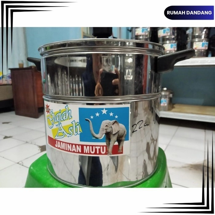 dandang bakso mini tutup kaca Ukuran 24cm