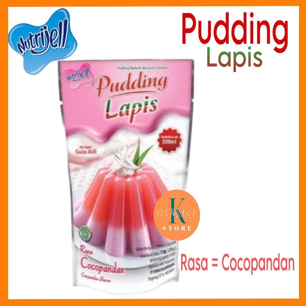 

Nutrijell PUDDING LAPIS COCOPANDAN Nutrijell COCO PANDAN