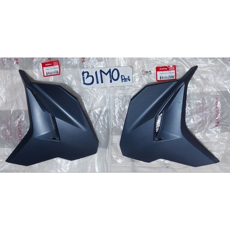 Cover Sayap Kanan Sayap Kiri Biru Doff SET Vario 125 K2V 2022 TERBARU ORIGINAL AHM HONDA