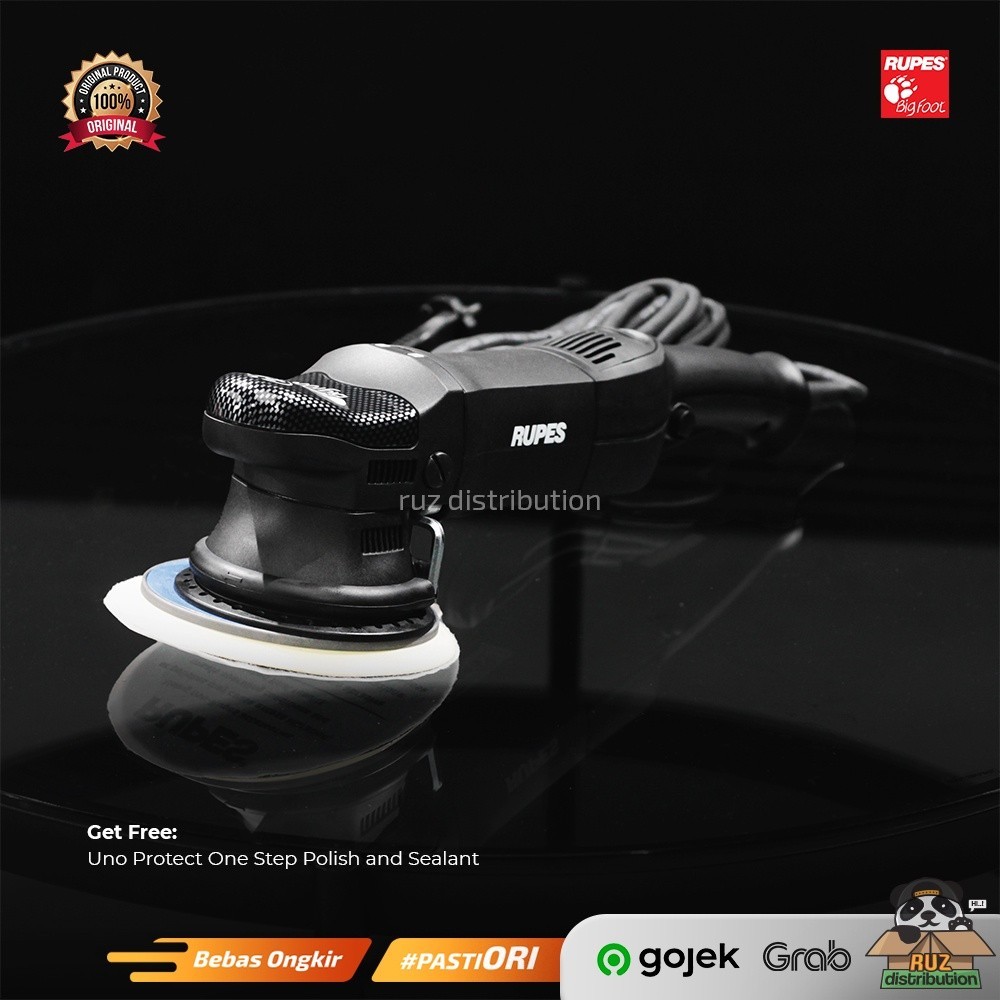 Rupes Bigfoot Mesin Poles Mobil Dual Action Rupes Polisher LHR 21 ES