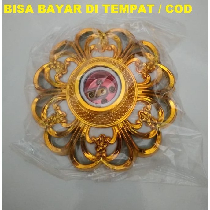 FITTING HIAS BULAT PLAFON WARNA EMAS / FITING PLAFON