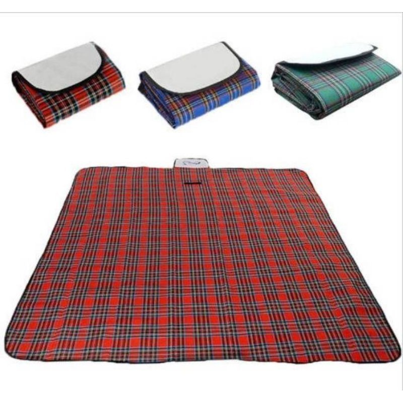 Tikar Piknik Matras Lipat Piknik tamasya Camping portable