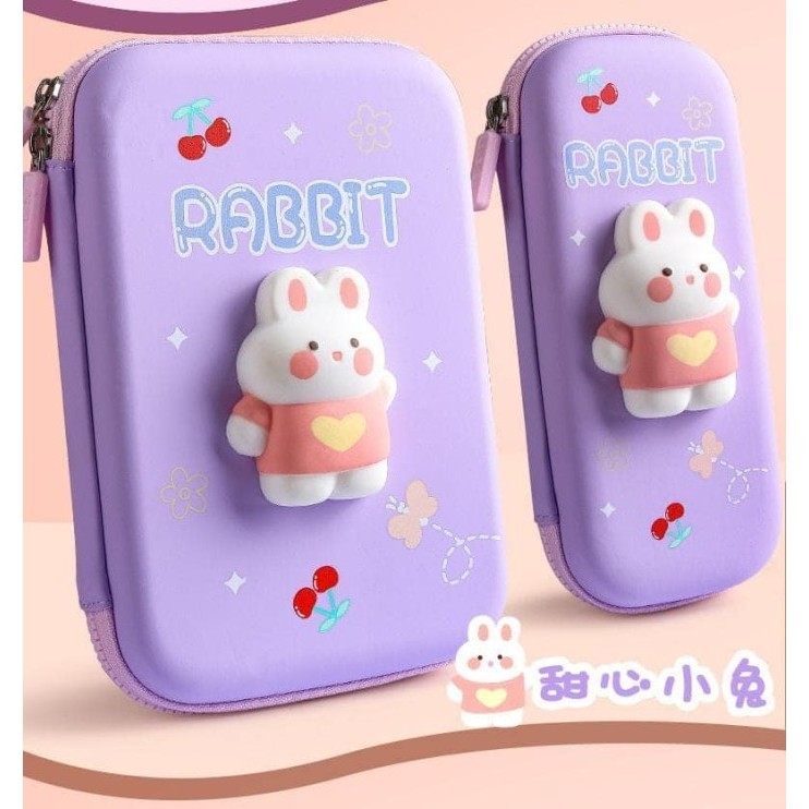 

Andma Pensil Case Kotak Pensil Anak Cowok Cewek Impor Squishy 3D - Rabbit, Big