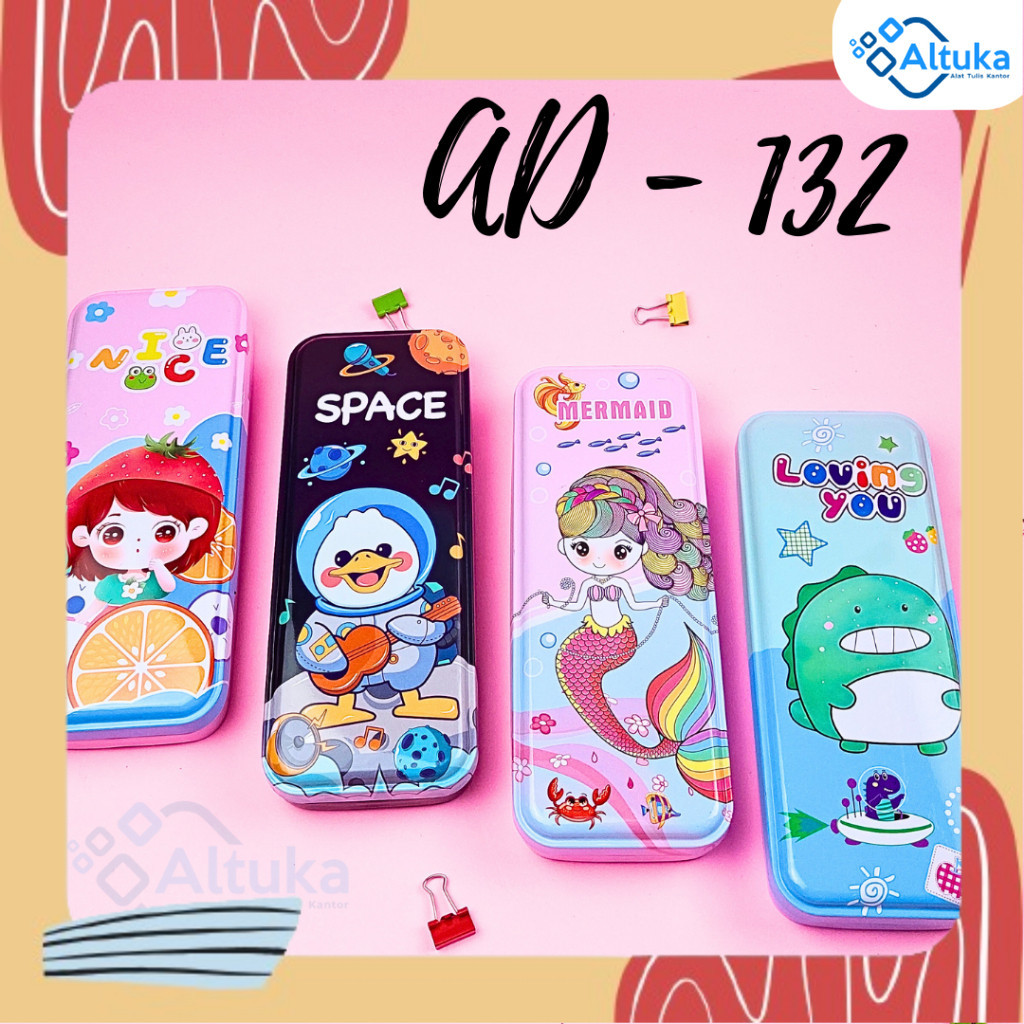 

Tempat Pensil / Kotak Pensil Kaleng Perkalian AD-121 dan & AD-132