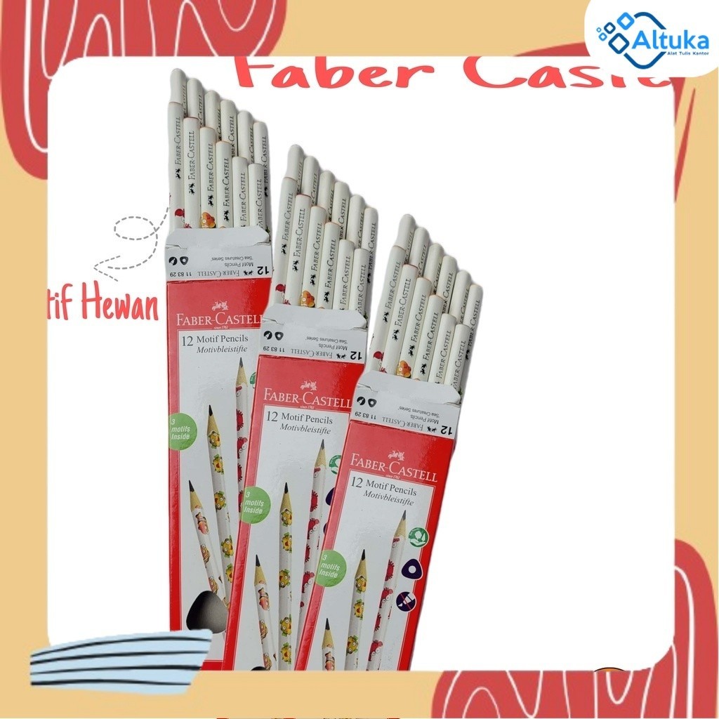 

Pensil Anak 2B Faber Castell Trianguler Motif Terkini