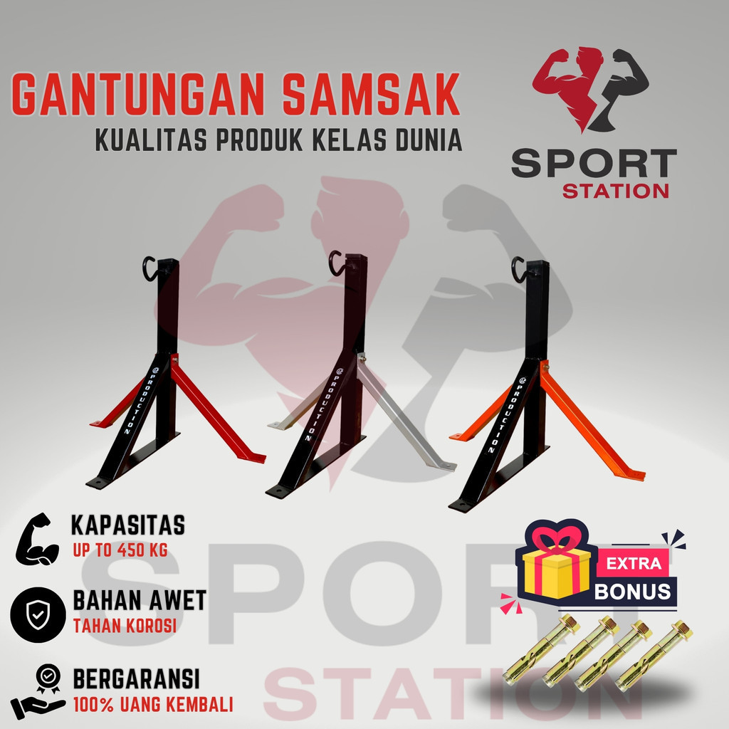 Alat Tinju Gantungan Samsak Boxing Tinju 45cm gantung samsak dinding kuat murah
