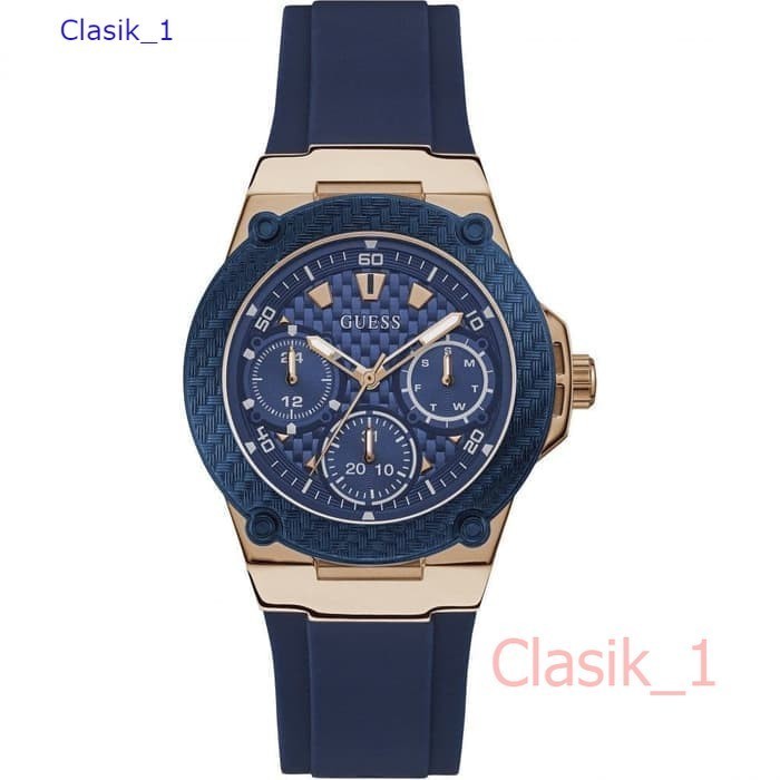Original 100% GUESS W1094L2 Zena - Jam Tangan Wanita - Biru