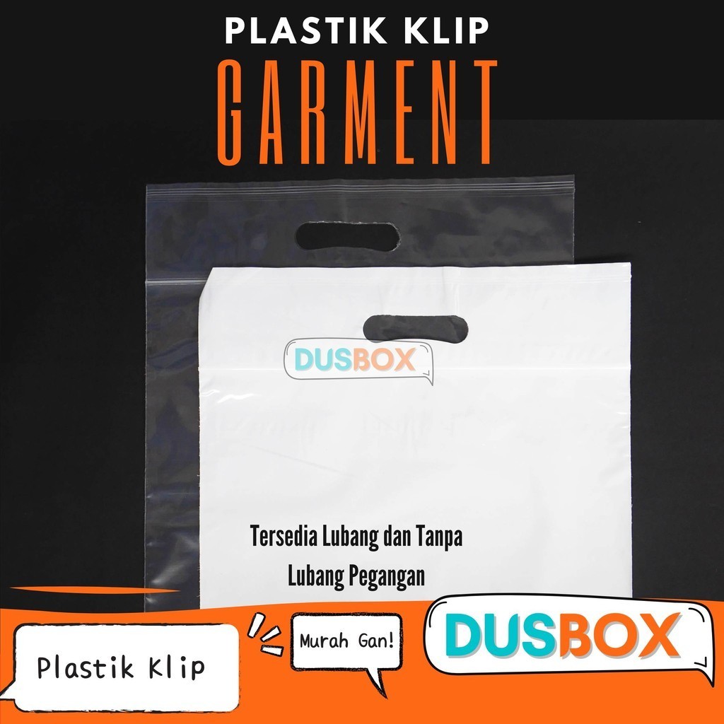 Plastik Klip Baju / Plastik Klip Besar / Plastik Klip Plong / Plastik Klip Ziplock / Plastik Zipper