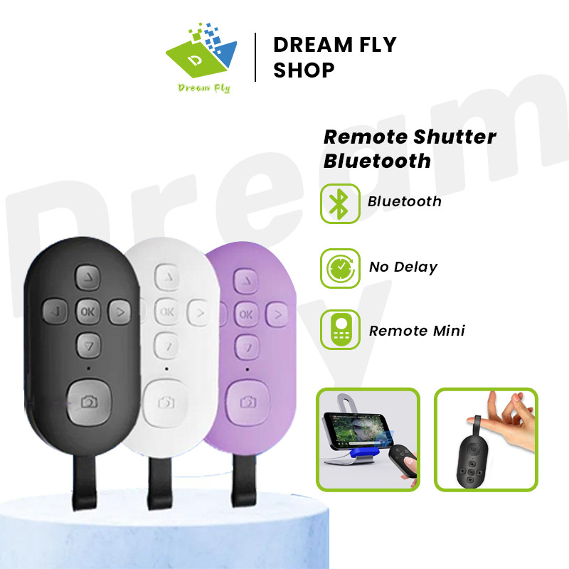 Tomsis Bluetooth / Tomsis Remote Kamera Selfie / Remote Bluetooth Shutter Kamera Android dan IOS