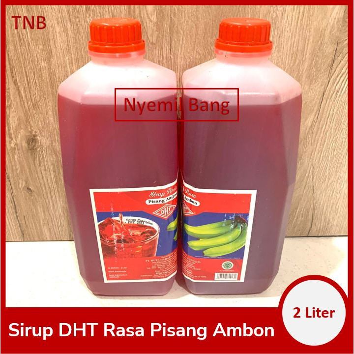 

Syrup DHT Pisang Ambon 2 liter Asli Makassar - Sirup Merah