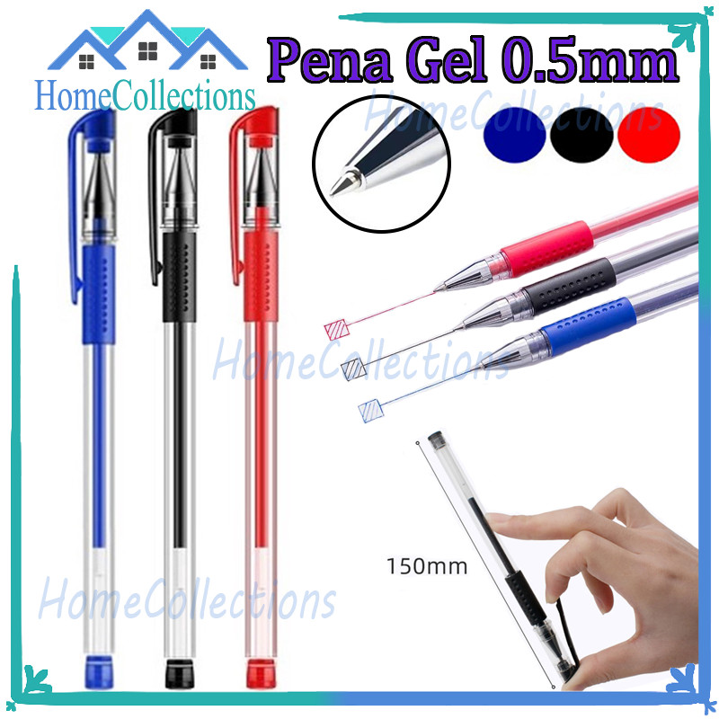 

Pulpen Gel Ink Pen 0.5mm 3 Warna/ Kantor Pen Warna Warni Pena Ujung Lancip/Pena Tinta Gel Standart Bullet Tip