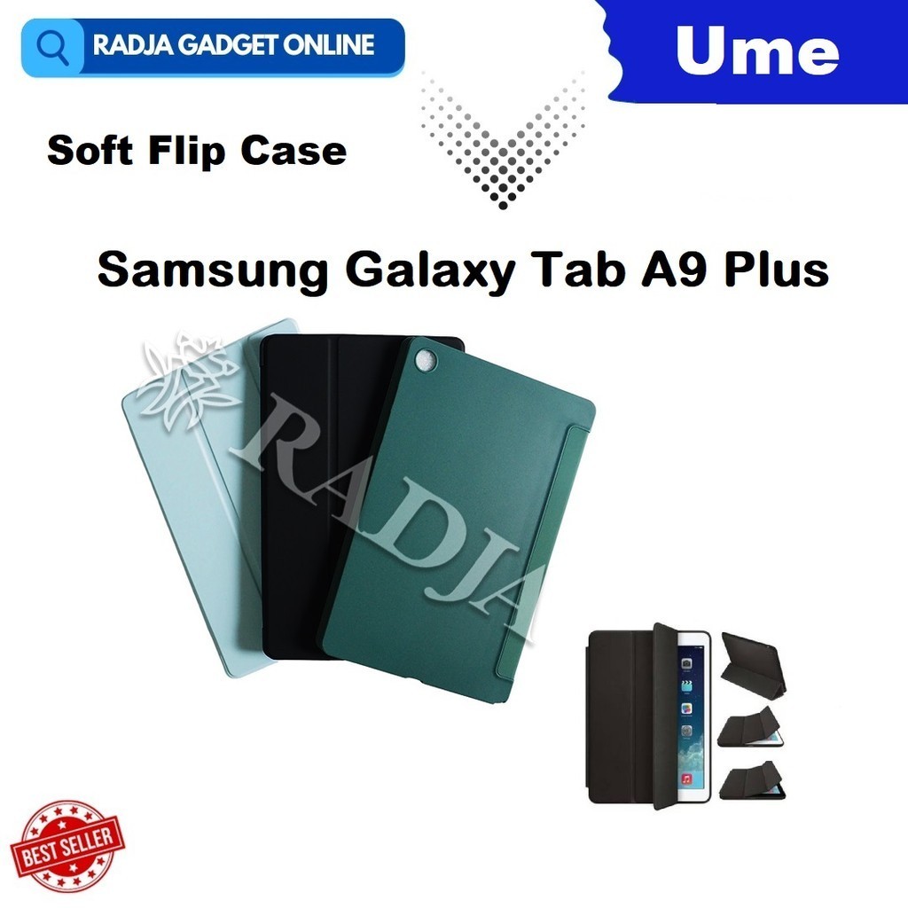 Casing Samsung Galaxy Tab A9 Plus - Samsung Galaxy Tab A11 Plus Ume Soft Flip Case Cover