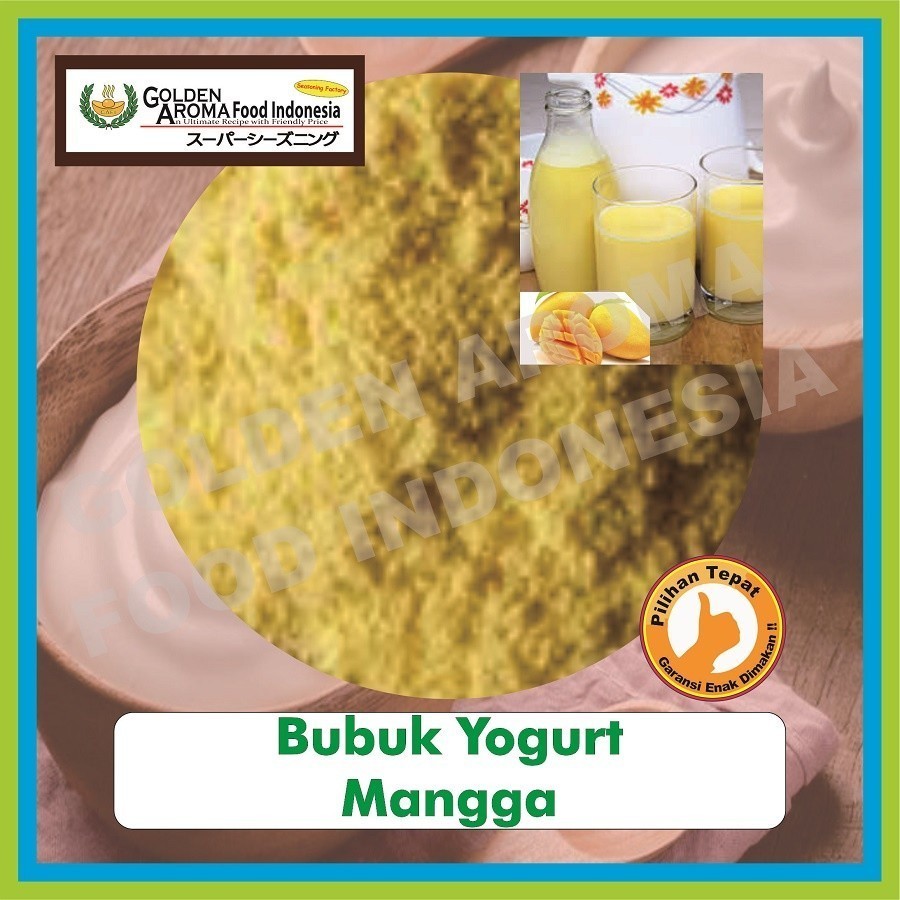 

Bubuk Yogurt Rasa Mangga 100Gr Serbuk Minuman Yoghurt Mango 100Gr Instan Youghurt Drink Powder Enak