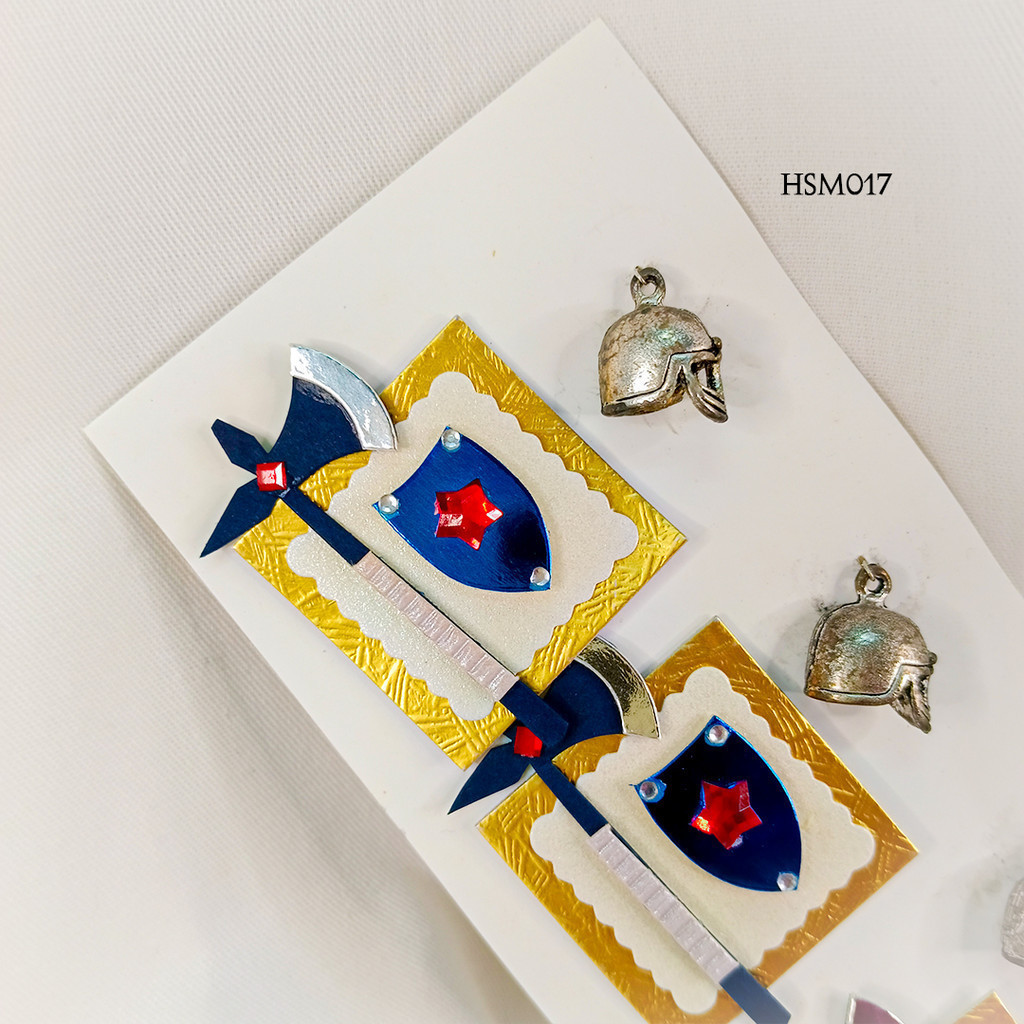 

3D Sticker Motif Tameng Perang Journal Kit HSM017